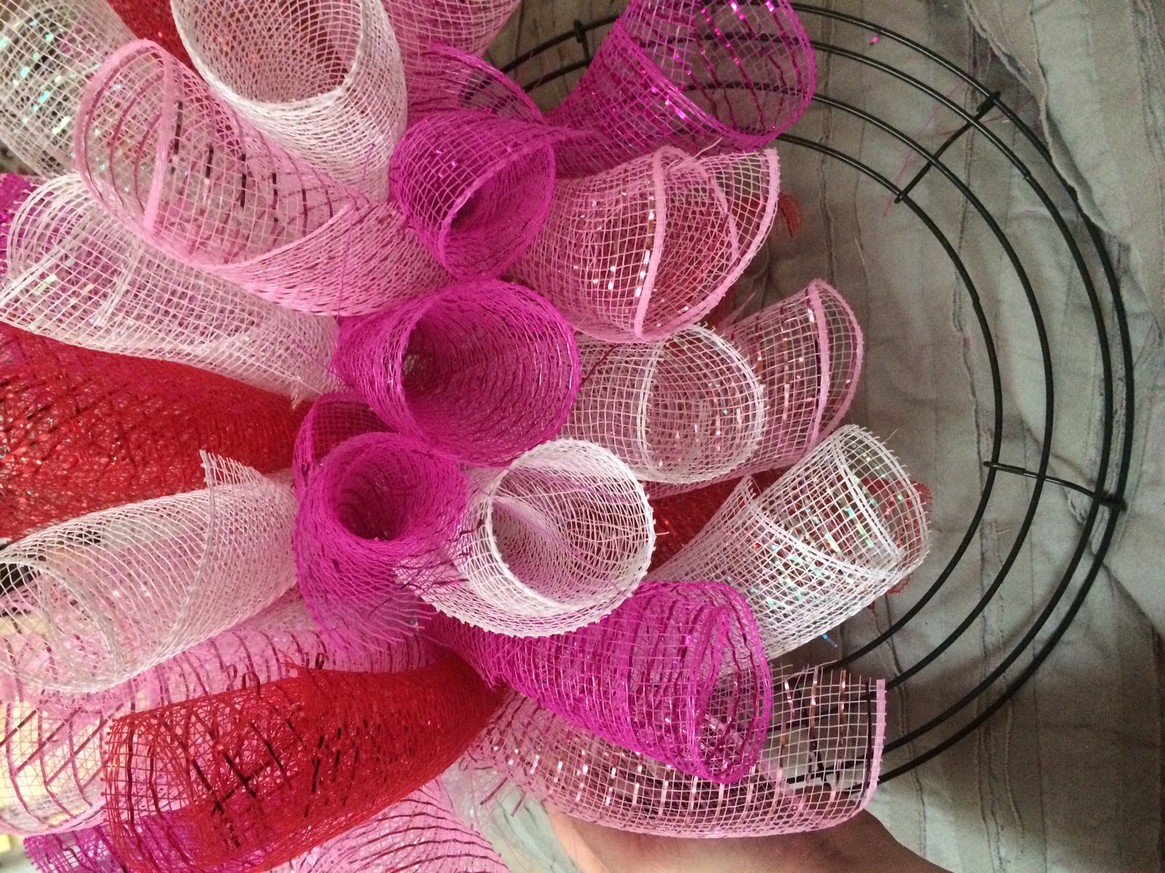 Curly Deco Mesh Wreaths DIY Living full Time 
