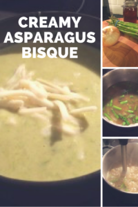 Creamy asparagus soup tastes indulgent but can be made low-fat.