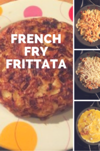 Leftover french fries? Turn them into a french fry frittata!