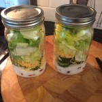 Mason jar salads