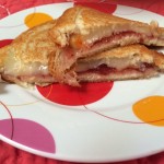 Strawberry-muenster grilled cheese