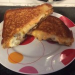 Caramelized Onion, Crimini, and Thousand Island Grilled Cheese