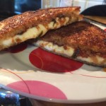 Tomato-basil jam grilled cheese