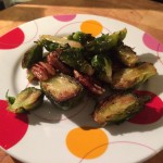 Ginger-pecan Brussels sprouts