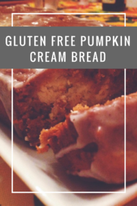 Gluten-free pumpkin bread with a cardamom glaze from Living. (full time)