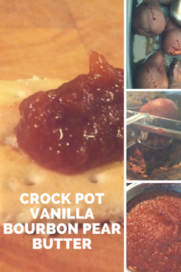 Crock Pot Vanilla-Bourbon Pear Butter