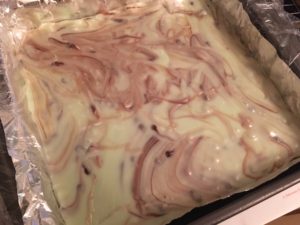 mint chip fudge white chocolate sweetened condensed milk quick fast