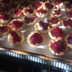 savory cranberry brie bites onion rosemary filo dough cups