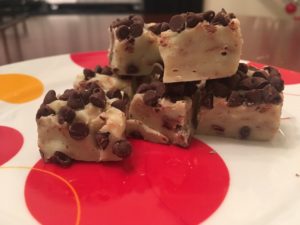 mint chip fudge sweetened condensed milk white chocolate chips easy fast quick