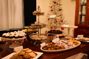 Christmas party spread