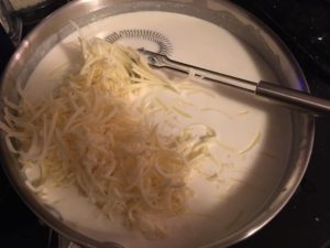 Making a smoked Gouda Bechamel