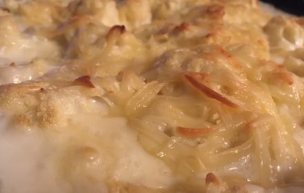 Smoked Gouda cauliflower gratin