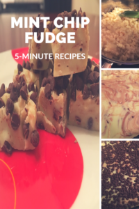 Mix up a fresh fudge in five minutes (plus time for setting up).