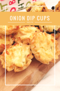 Avoid double-dipping! Bake onion dip into pie crust cups in a mini-muffin tin!