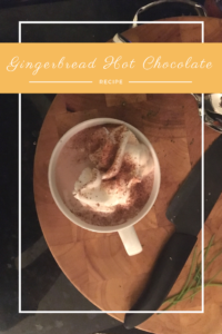 Gingerbread Hot Chocolate. Add a spicy kick to your hot cocoa game!