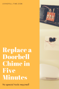 Ready for a doorbell upgrade?  This post is a step-by-step guide to replacing a doorbell.