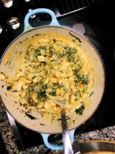 spinach squash mornay