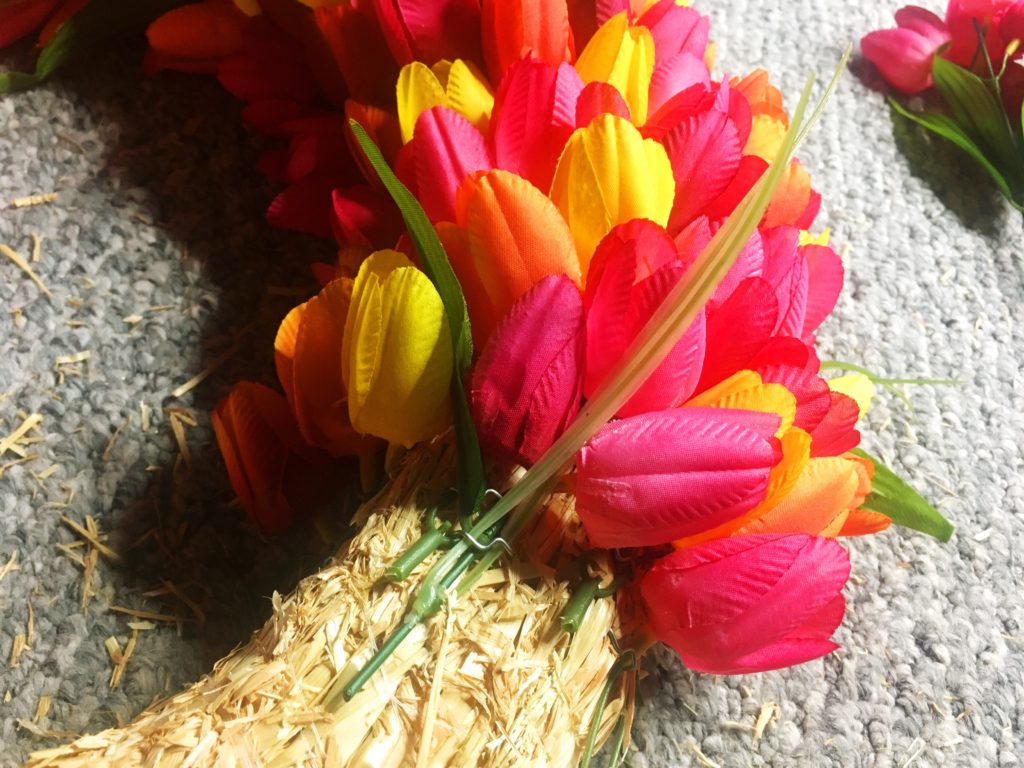 tulip wreath diy instructions