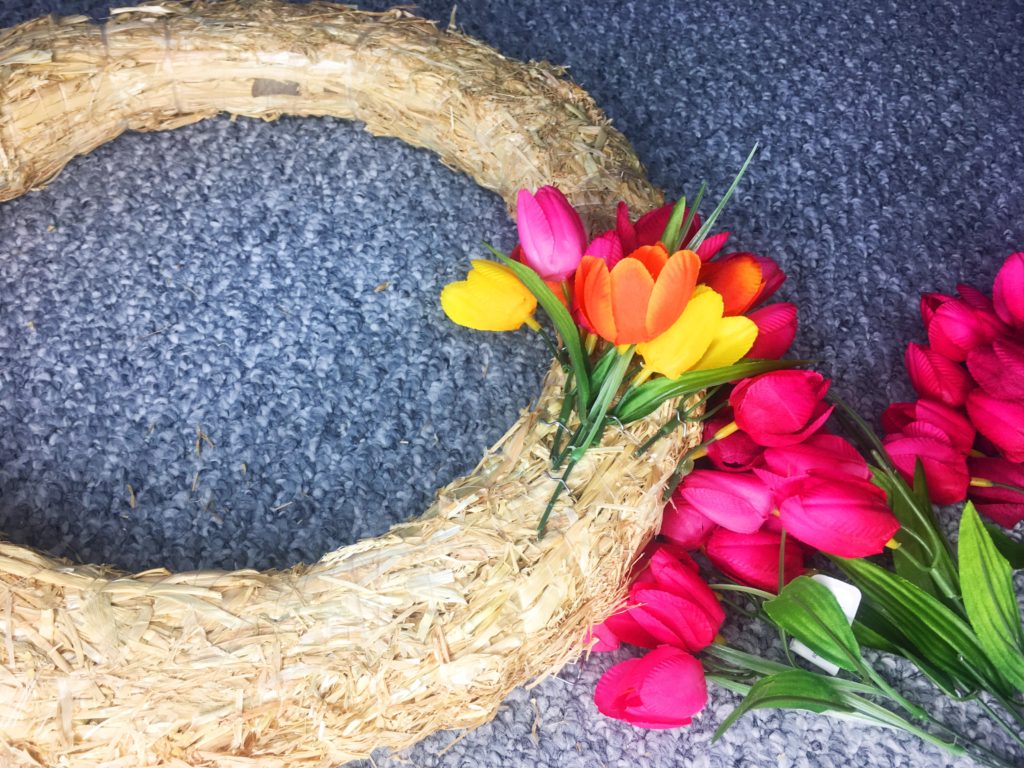 tulip wreath diy instructions