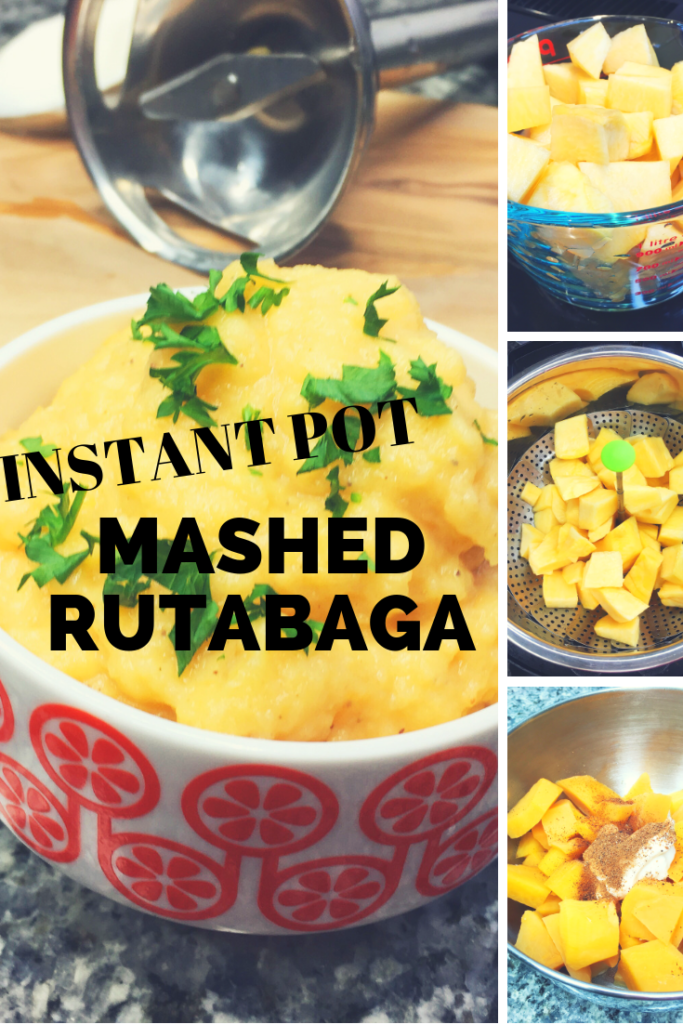 Making mashed rutabaga has never been easier.  Use the Instant Pot!