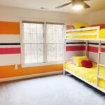 painting horizontal stripes